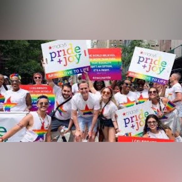 MACY’S (3 Bundle)Vintage Pride + Joy Rainbow Scarf 90’s Gay Pride Parade Rare🌈🌈🌈 - Picture 2 of 9